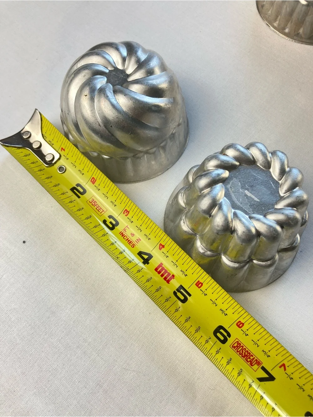 Vintage Aluminum Mini Bundt & Fluted Molds Baking Shells - Set of 28